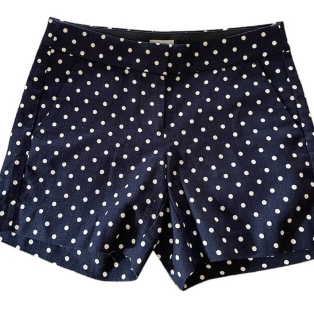 J. Crew Navy Polka Dot Women's Shorts